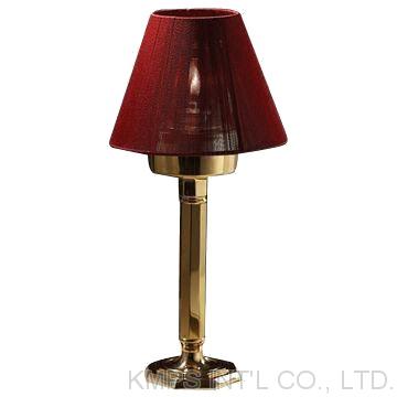 Brass Candle Lamp, Matching with Special Thread Shade, idea for commercial or residential use